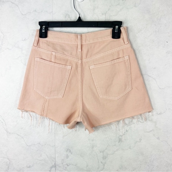 [PacSun] Pink Ultra High Rise Denim Shorts - Picture 2 of 2